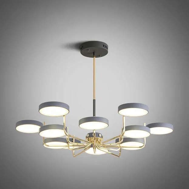 Люстра на штанге TAVIS D112 Gray ImperiumLoft 229003-26 TAVIS01