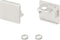 Заглушка SL-LINE-2522 WHITE глухая (, Металл) Arlight 043120
