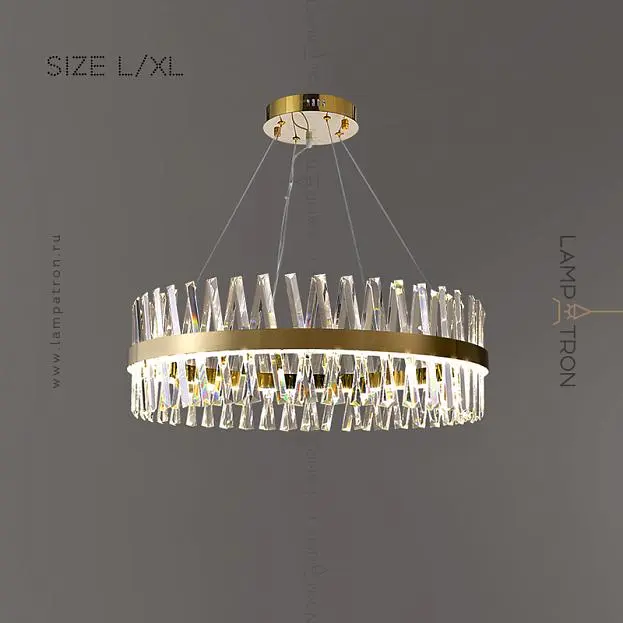 Кольцевые люстры и светильники CAROLA B Размер XL Lampatron 6255-16810 Кольцевые люстры и светильники CAROLA B Размер XL Lampatron 6255-16810