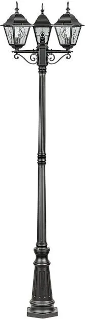 Наземный фонарь Oasis Light 79909MBlgW Bl QUADRO M lead GLASS Наземный фонарь Oasis Light 79909MBlgW Bl QUADRO M lead GLASS