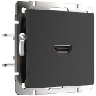 Розетка HDMI Werkel W1186008 (черный матовый) a051601