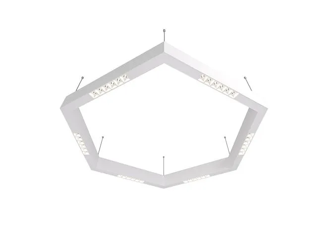 Подвесной светодиодный светильник 0,9м 36Вт 48° Donolux dl18515s111w36.48.900ww Eye-hex Подвесной светодиодный светильник 0,9м 36Вт 48° Donolux dl18515s111w36.48.900ww Eye-hex