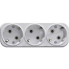 Разветвитель сетевой 3-местный с/з STEKKER 39024 ADP16-23-20