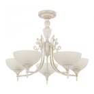 Люстра с плафонами Arte Milano 340049/5 WT+G AM340049