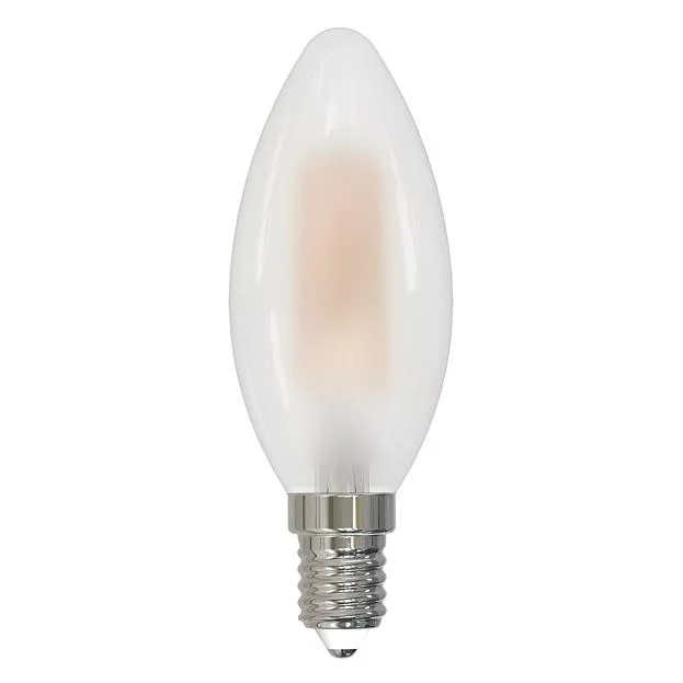 Лампочка светодиодная филаментная Volpe LED-C35-7W/4000K/E14/FR/SLF Optima Филамент Лампочка светодиодная филаментная Volpe LED-C35-7W/4000K/E14/FR/SLF Optima Филамент