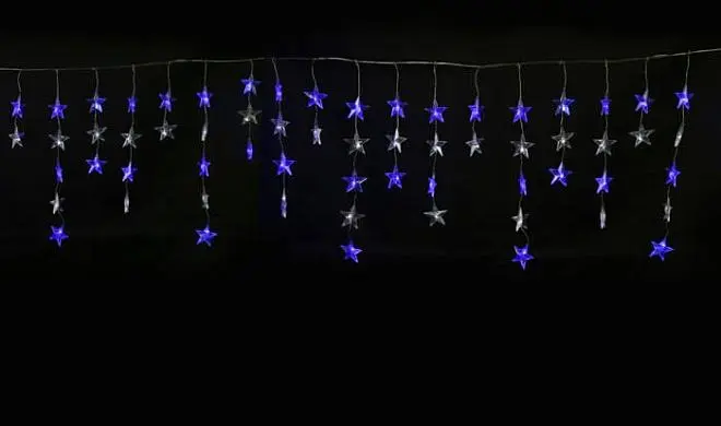 Гирлянда Uniel ULD-E5505-196/DTK WHITE-BLUE IP20 STARS-1 Гирлянда Uniel ULD-E5505-196/DTK WHITE-BLUE IP20 STARS-1