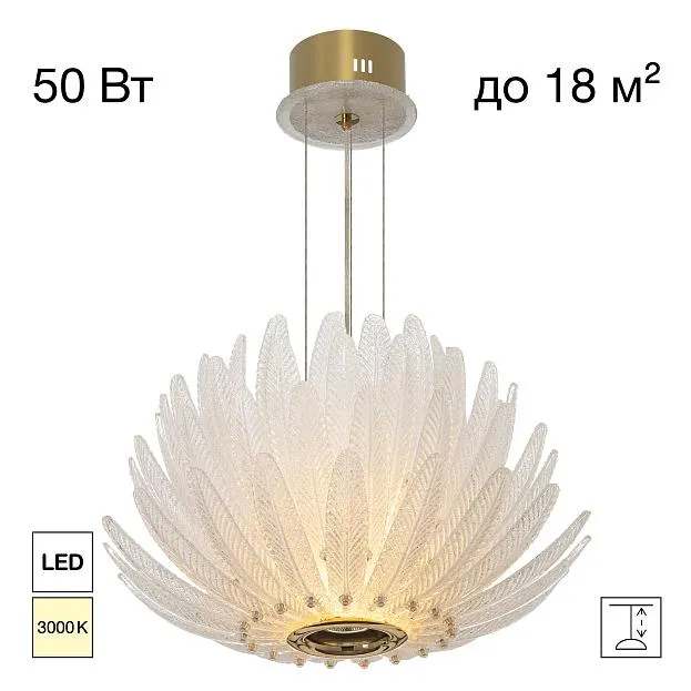 Люстра светодиодная подвесная Citilux CL327150 DELTORO