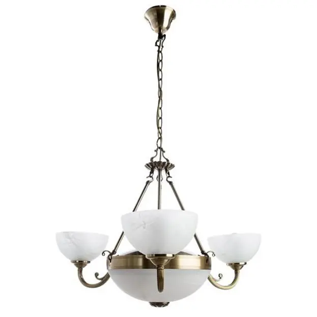Подвесная люстра Arte Lamp A3777LM-3-2AB Windsor White Подвесная люстра Arte Lamp A3777LM-3-2AB Windsor White