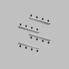 Комплект прямых соединителей трека Denkirs TR2018-AL Smart Slott