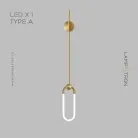 Бра FINNUR WALL Тип A. 1 лампа Lampatron finnur-wall-1-a 7790-21969