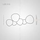 Бра BEA COMBO 6 ламп Lampatron 6426-17291