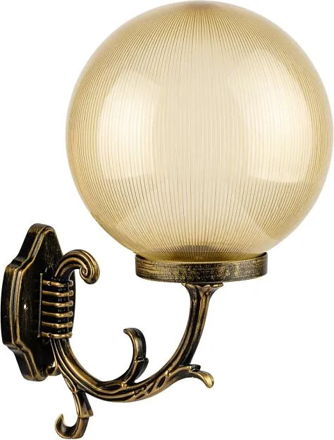 Настенный фонарь уличный Oasis Light 88201PG 16L Gb Globo Prism gold Настенный фонарь уличный Oasis Light 88201PG 16L Gb Globo Prism gold