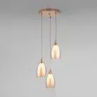 Подвесной светильник Eurosvet 50085/3 золото a044661 Cosmic