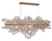 Светильник подвесной Crystal Lux DESEO SP15 L1400 GOLD 1560/215