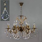 Подвесная люстра Ambiente 2118/6 PB Leaf crystal