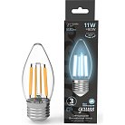 Лампа светодиодная Gauss 103802211 E27 11W 4100K прозрачная Filament