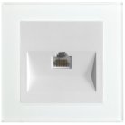 Розетка компьютерная 1-местная RJ-45 8С  Stekker 39170 GLS00-7007-01 , серия Катрин, белый