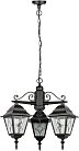 Уличный светильник подвесной Oasis Light 79970MlgW/3 Bl QUADRO M lead GLASS
