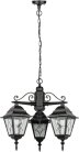 Уличный светильник подвесной Oasis Light 79970MlgW/3 Bl QUADRO M lead GLASS