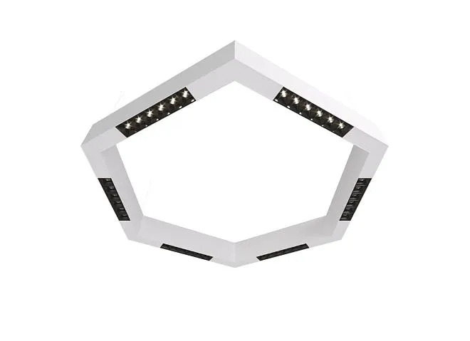 Накладной светодиодный светильник 0,7м 36Вт 48° Donolux dl18515с111w36.48.700bw Eye-hex Накладной светодиодный светильник 0,7м 36Вт 48° Donolux dl18515с111w36.48.700bw Eye-hex