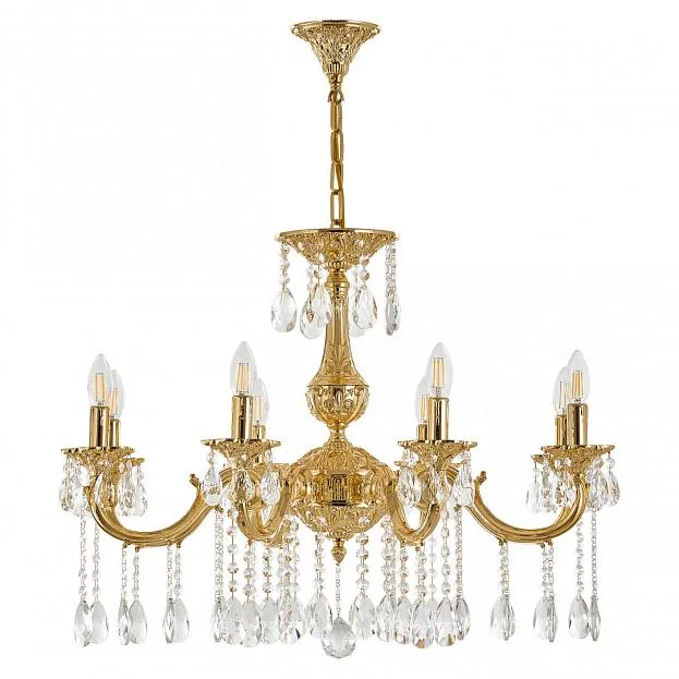 Люстра хрустальная Bohemia Ivele Crystal AL78101/8/250 A G Люстра хрустальная Bohemia Ivele Crystal AL78101/8/250 A G