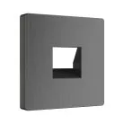 Накладка для телефонной розетки RJ-11 (графит рифленый) Werkel W1192004 a050743