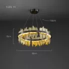 Кольцевые люстры и светильники GERON Тип А. Размер S Lampatron f-geron-a-s 8574-23857