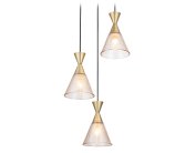Подвесной светильник BK/GD черный/золото E27/3 max 60W D360*1000 Ambrella light TR3175/3