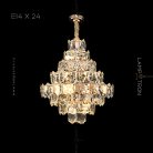 Люстра SIMONETTA 24 лампы Lampatron 6122-16428