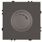 Выключатель диммирующий (механизм), 250В, 500W, серия Эмили, антрацит, soft touch Stekker 49920 RSW10-5106-09
