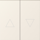 Клавиша 2-я со стрелками для жалюзи, матовый кремовый Donel DS29431 S08