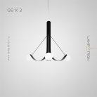 Люстра LUDEN 3 лампы Lampatron luden-3 7661-21449