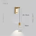 Бра LEIF WALL Тип B. Цвет: Латунь Lampatron 8246-22472