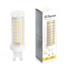 Лампа светодиодная Feron 38212 LB-437 G9 15W 2700K