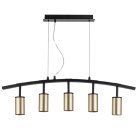 Подвесной светильник Lightstar LR735405 RULLO ЧЕРНЫЙ/ЗОЛОТО