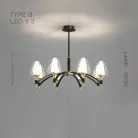 Люстра NANSY Тип B. 8 ламп Lampatron 5662-14664