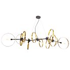 Подвесной светильник Crystal Lux ARMONICA SP8 BLACK/BRASS V1