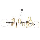 Подвесной светильник Crystal Lux ARMONICA SP8 BLACK/BRASS V1