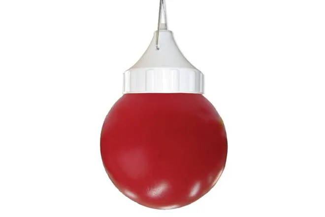 Промышленный подвесной светильник ЭРА НСП 01-60-003 красный