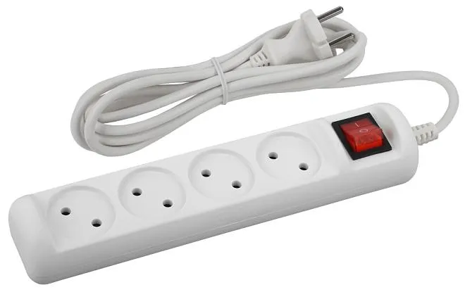 Розеточные блоки, удлинители ЭРА U-4s-1,5m-2x1
