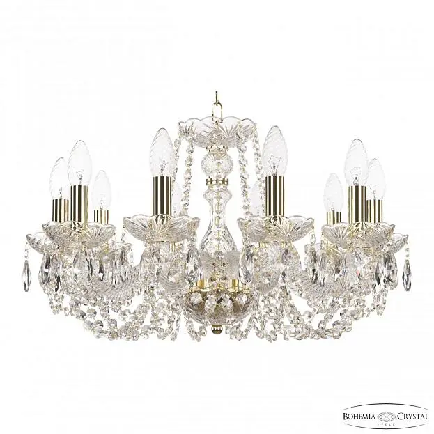 Люстра хрустальная Bohemia Ivele Crystal 119/10/200 G Люстра хрустальная Bohemia Ivele Crystal 119/10/200 G