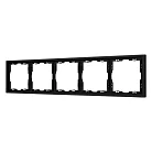 Рамка пластиковая FRM-NOBE-SFPL-5-BK Arlight 054228