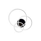 Бра Ideal Lux 269825 FRAME PL CERCHIO NERO