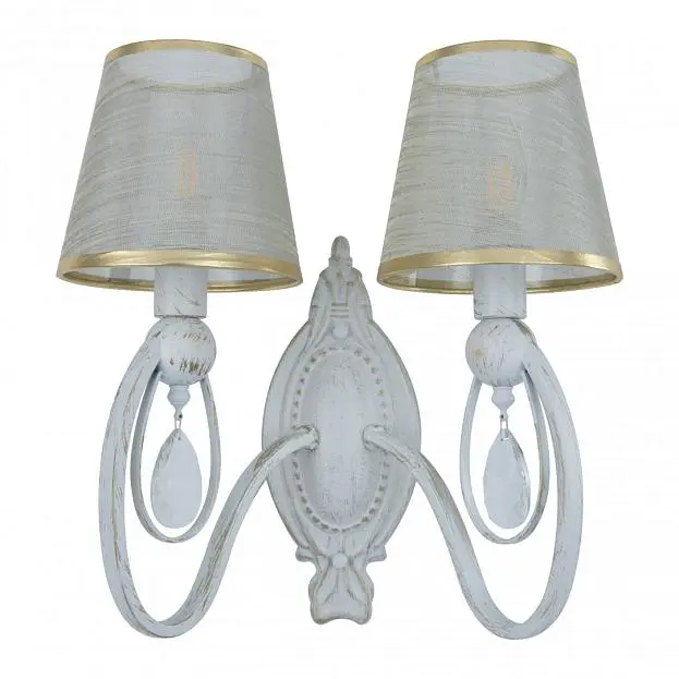 Бра Arte Milano 347203/2W WT+G AM347203 Бра Arte Milano 347203/2W WT+G AM347203