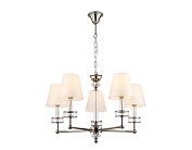 Подвесная люстра с абажурами и хрусталем Ambrella light LH71001