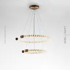 Кольцевые люстры и светильники VIDAGO RING 2 кольца (диаметр 60 + 80 см). Lampatron 2374-4467