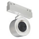 Поворотный магнитный трековый светильник с антибликовой решеткой iLEDEX TECHNICAL SMART 4822-010-D82-12W-38DG-WH (WALL WASHER) VISION48/22