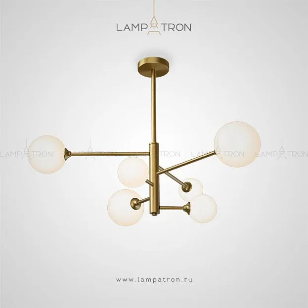Люстра SHADE CH 6 плафонов. Цвет Латунь Lampatron shade-ch-gold-6 2611-6210 Люстра SHADE CH 6 плафонов. Цвет Латунь Lampatron shade-ch-gold-6 2611-6210