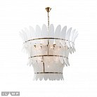 Подвесная люстра iLamp 15602-19 ANB+CL GRAMERCY