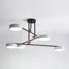 Люстра TECHNUM COLOR LED 6 плафонов. Цвет белый. Lampatron 1409-22307